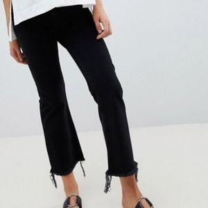ASOS Maternity Egerton rigid cropped flare jeans